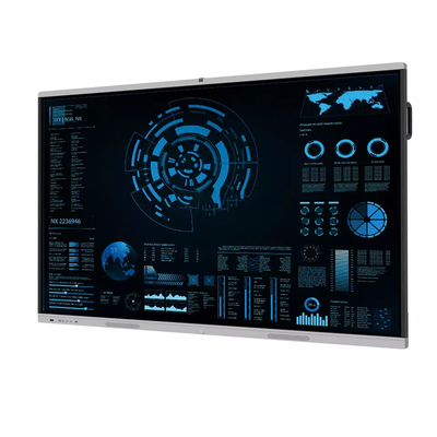 Kurang dari 135W 105 Inch Layar Sentuh Panel Datar Interaktif Untuk Sekolah