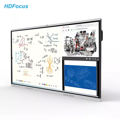 Papan Cerdas Interaktif 105 inci Panel Datar Cerdas Interaktif