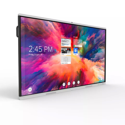 4K Inframerah Interaktif 86 Inch Smart Board Multi Input Dengan Kamera